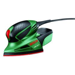 Elektriskā trīsstūra slīpmašīna Bosch Green PSM 100A. 100 W